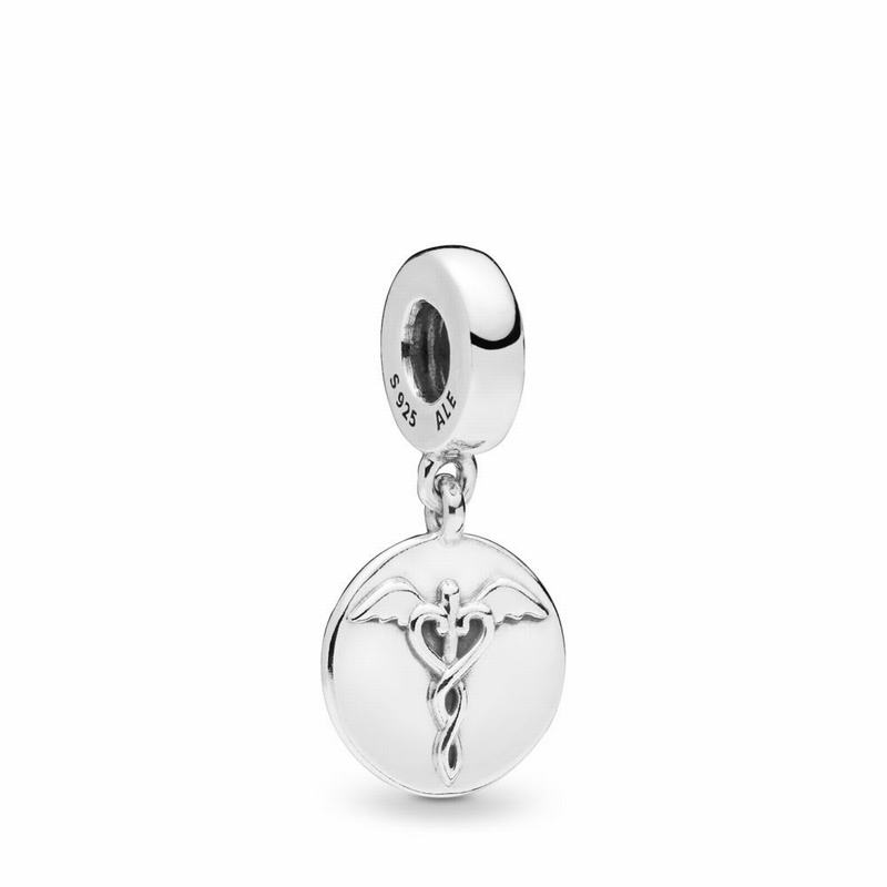 Pandora Australia Dazzling Stethoscope Dangle Charm - Sterling Silver | GOLINH896